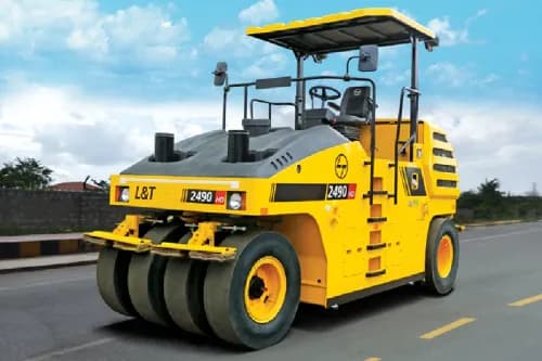 L&T 2490HD Pneumatic Tyred Roller Compactor